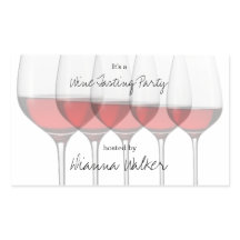 Élégantes Lunettes de vin rouge