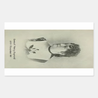 Sticker Rectangulaire Emma P. Marcy Raymond