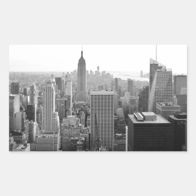 Sticker Rectangulaire Empire States Building (Devant)