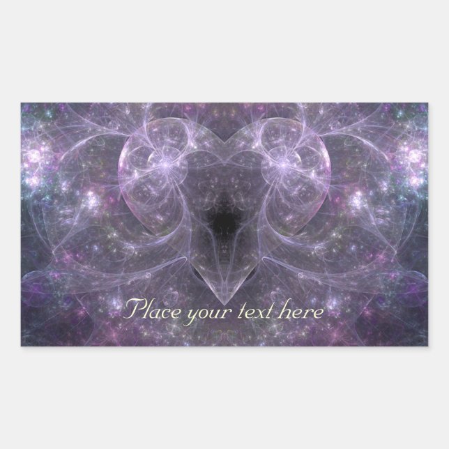 Sticker Rectangulaire Énergie de l'amour (Devant)