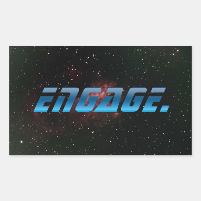 Sticker Rectangulaire Engager (Devant)