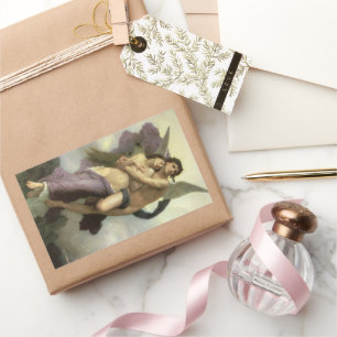 Sticker Rectangulaire Enlèvement de Psyché par Bouguereau