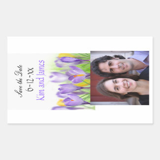 Sticker Rectangulaire Enregistrer les bouteilles de vin Date