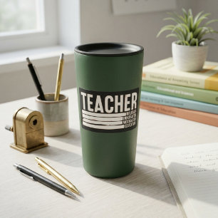 Sticker Rectangulaire Enseignant Croyant Innovateur Motivé Éducateur