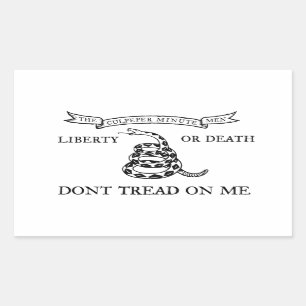 Sticker Rectangulaire Ensembles historiques d'autocollant de drapeau de