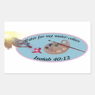 Sticker Rectangulaire envelopper ceci autour d'un pot pour vos brosses,