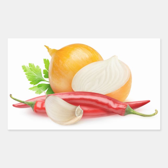 Sticker Rectangulaire Épices (Devant)