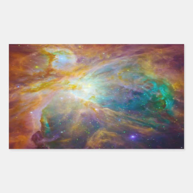 Sticker Rectangulaire Espace - Chaos dans Orion (Devant)
