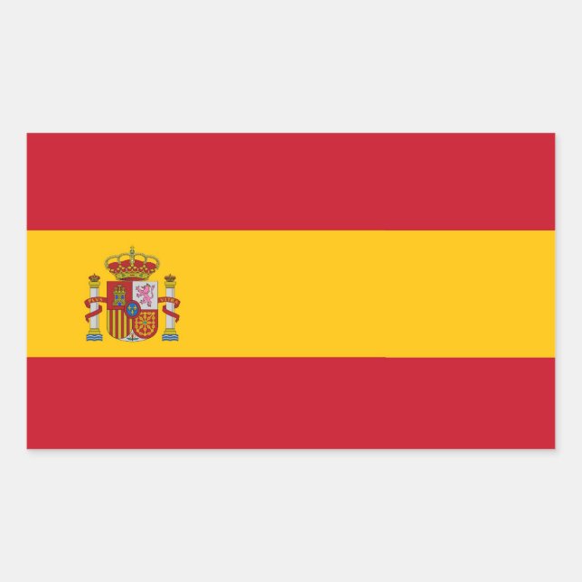 STICKER RECTANGULAIRE ESPAGNE (Devant)