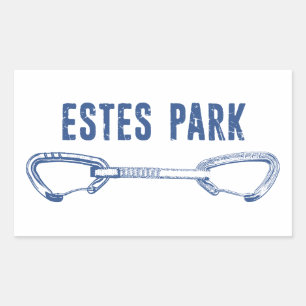 Sticker Rectangulaire Estes Park Escalade Quickdraw