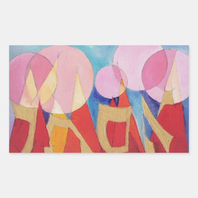 Sticker Rectangulaire Esther (Devant)