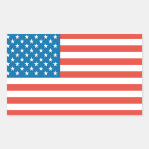 Sticker Rectangulaire États-Unis