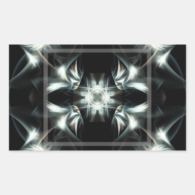Sticker Rectangulaire Étoile décorative (Devant)