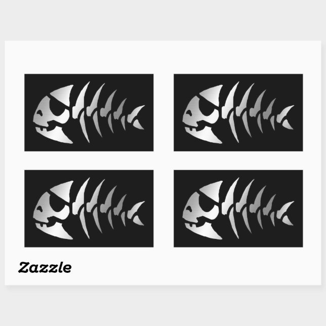 Sticker Rectangulaire Évolution - Pirate (Feuille)