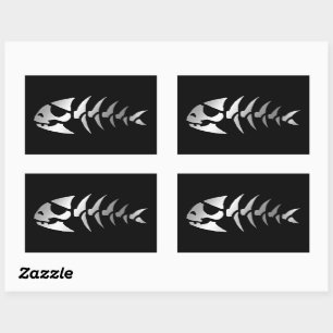Sticker Rectangulaire Évolution - Pirate