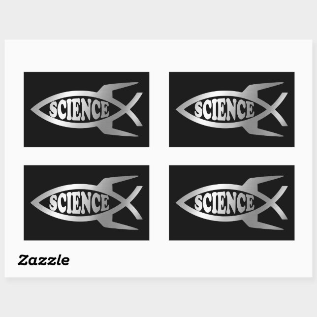 Sticker Rectangulaire Evolution - Rocket Science (Feuille)