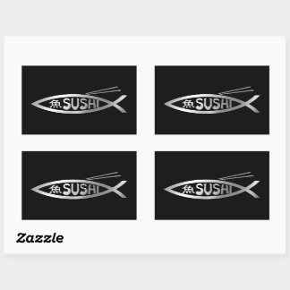 Sticker Rectangulaire Evolution - Sushi