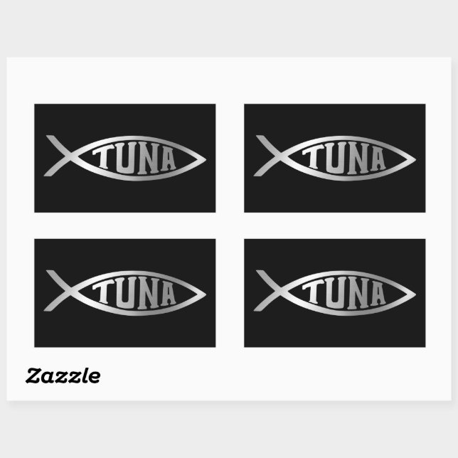 Sticker Rectangulaire Evolution - Tuna (Feuille)