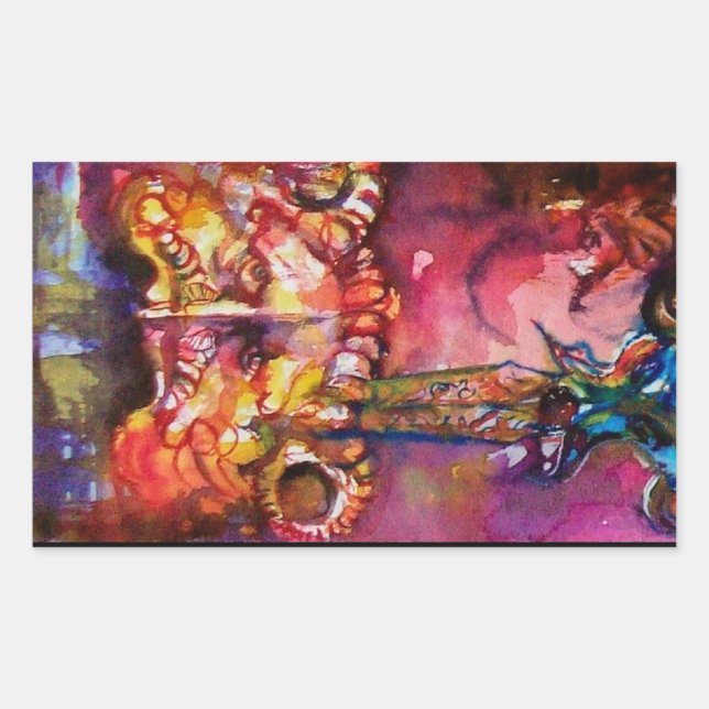 STICKER RECTANGULAIRE EXCALIBUR (Devant)