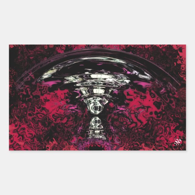 Sticker Rectangulaire Explosion nucléaire (Devant)