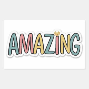 Sticker Rectangulaire Extraordinaire