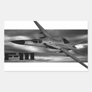 Sticker Rectangulaire F-111 Aardvark