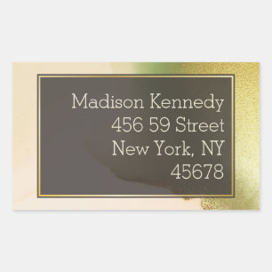 Sticker Rectangulaire Fab Chartreuse 🤵 audacieux et élégant Mariage bud