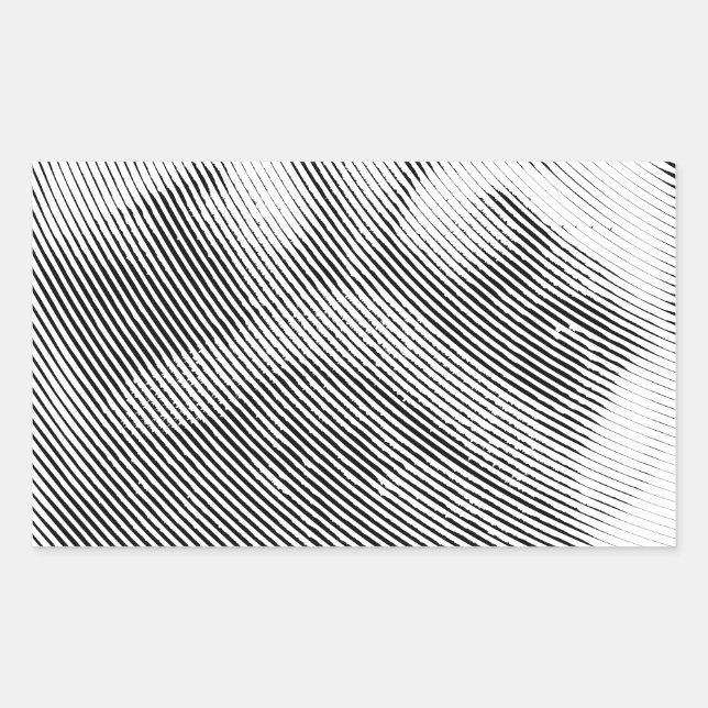 Sticker Rectangulaire Face carlin (Devant)