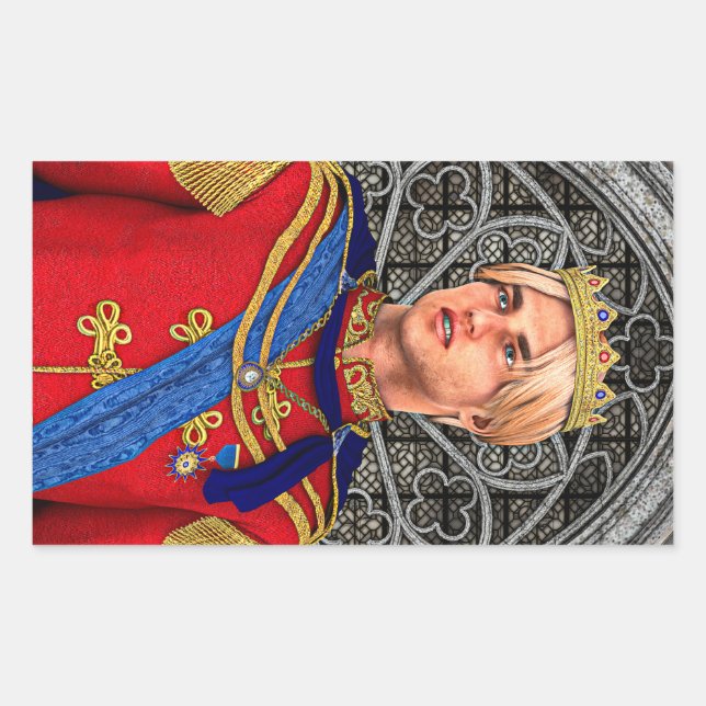 Sticker Rectangulaire Fairytale Prince (Devant)