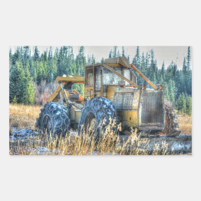 Sticker Rectangulaire Farm Machinery (Devant)