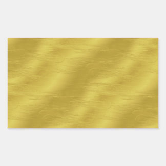 Sticker Rectangulaire Faux Gold Foil Texture Arrière - plan Sparkle Modè