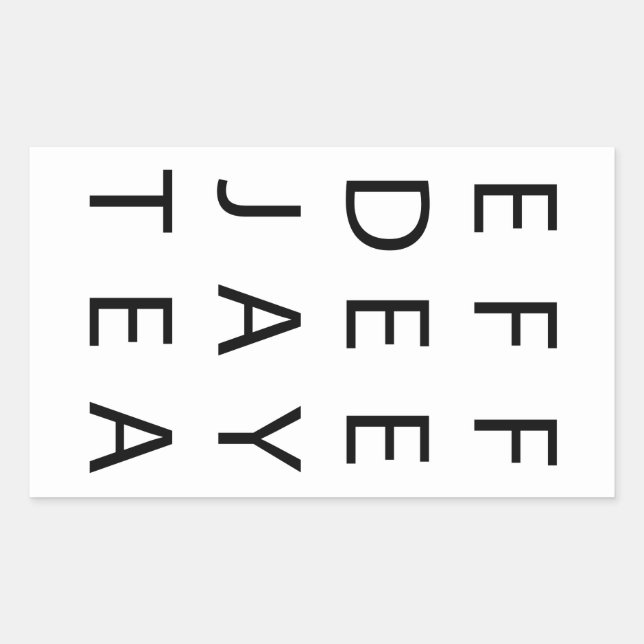 STICKER RECTANGULAIRE FDJT (Devant)