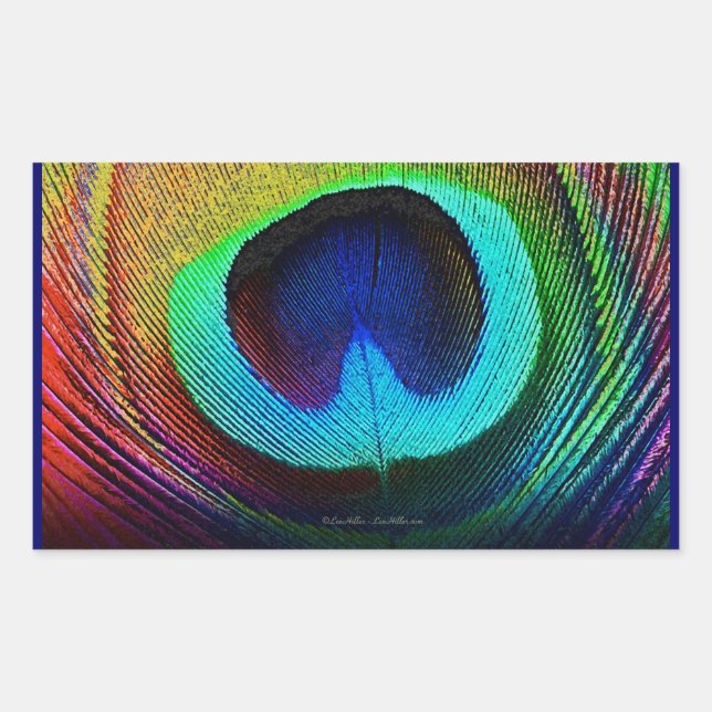 Sticker Rectangulaire Feather (Devant)