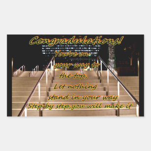 Sticker Rectangulaire Félicitations_