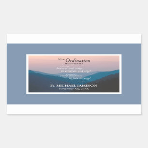 Sticker Rectangulaire Félicitations pour le 50e anniversaire de l'ordina
