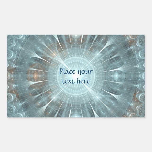 Sticker Rectangulaire Fenêtre de la cathédrale de Noël (Devant)