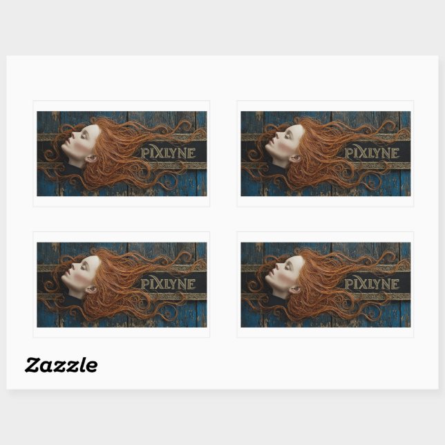 Sticker Rectangulaire Feuille d'autocollants Plumita Voladora (Feuille)
