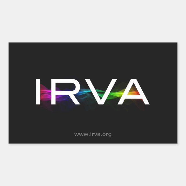 Sticker Rectangulaire Feuille de quatre (Devant)