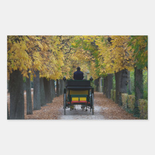 Sticker Rectangulaire Fiaker À Schönbrunn, Wien Österreich