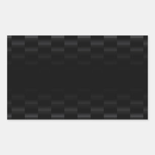 Sticker Rectangulaire Fibre de carbone texturée