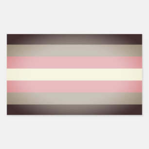 Sticker Rectangulaire Fierté Demi-fille