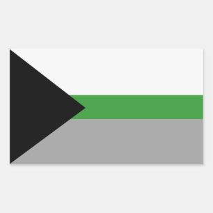 Sticker Rectangulaire Fierté démiomantique
