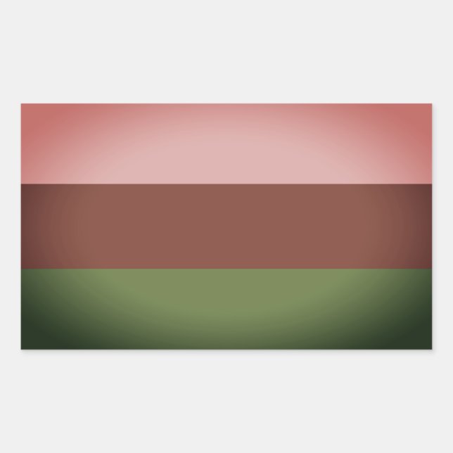 Sticker Rectangulaire Fierté gynosexuelle (Devant)