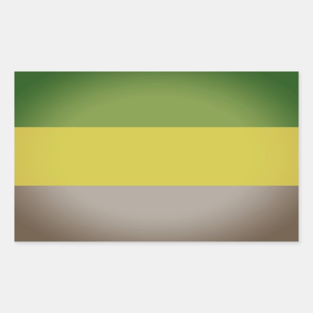 Sticker Rectangulaire Fierté lithromantique (Devant)