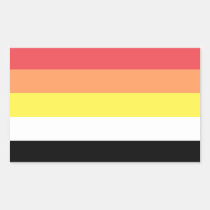 Sticker Rectangulaire Fierté Lithsexuelle