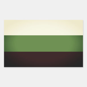 Sticker Rectangulaire Fierté Neutrois
