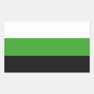 Sticker Rectangulaire Fierté Neutrois
