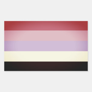 Sticker Rectangulaire Fierté réciprosexuelle