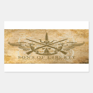 Sticker Rectangulaire Fils de la liberté