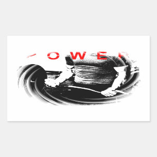 Sticker Rectangulaire Fitness Bodybuilding